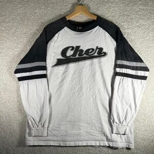 Vintage 1999 Cher believe black and white Giant long sleeve tee shirt tshirt